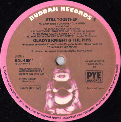 Gladys Knight And The Pips : Still Together (LP, Album)