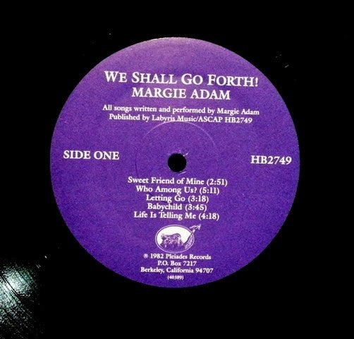 Margie Adam : We Shall Go Forth!  (LP, Album)