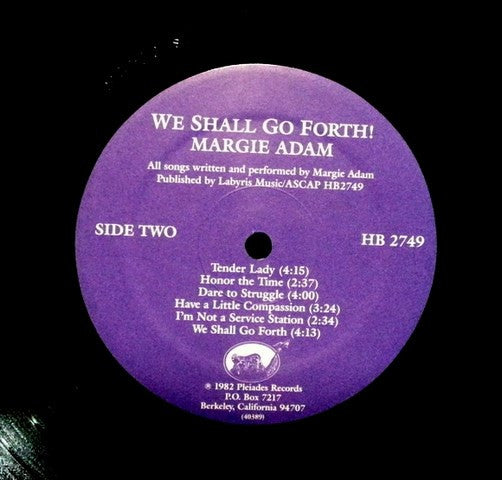 Margie Adam : We Shall Go Forth!  (LP, Album)