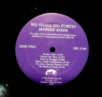 Margie Adam : We Shall Go Forth!  (LP, Album)