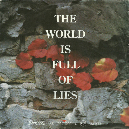 Simcess : The World Is Full Of Lies / Now (7", Single)