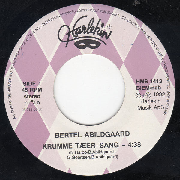 Bertel Abildgaard : Krumme Tæer-Sang (7")