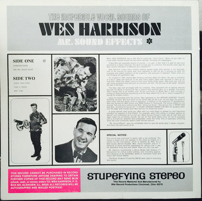 Wes Harrison : The One And Only (LP, RE)