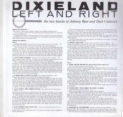 Johnny Best And His All Stars And Dick Cathcart And His All Stars : Dixieland Left And Right (LP, Album, Gat)