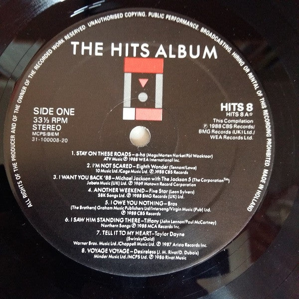 Various : The Hits Album 8 (2xLP, Comp)