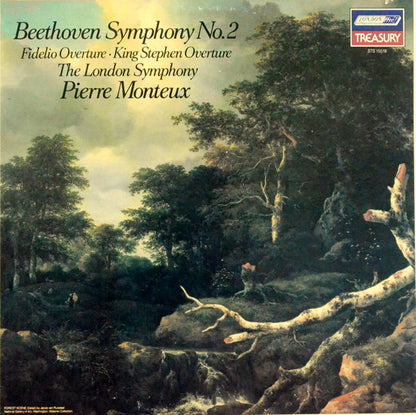 Ludwig van Beethoven, Pierre Monteux, The London Symphony Orchestra : Symphony No. 2 - Fidelio - King Stephen (LP, RE)