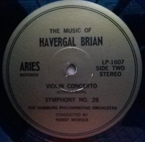 Havergal Brian : Violin Concerto; Symphony No. 28 (LP, Album, Unofficial)