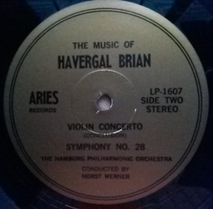 Havergal Brian : Violin Concerto; Symphony No. 28 (LP, Album, Unofficial)