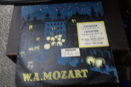 Wolfgang Amadeus Mozart, Paul Sacher, Wiener Symphoniker : Cassation K 63 / K 99 (10")