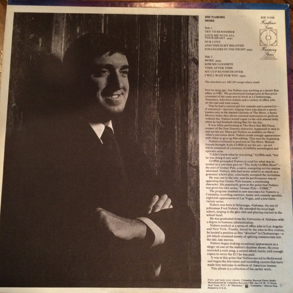 Jim Nabors : More (LP, Comp)