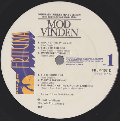 Jon English (3) & Mario Millo : Mod Vinden (LP, RE)