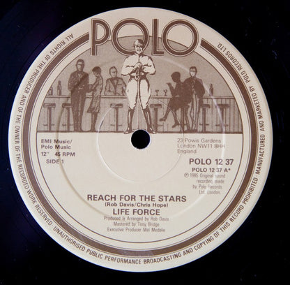 Life Force (2) : Reach For The Stars (12")