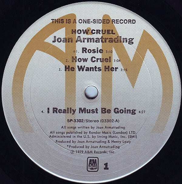 Joan Armatrading : How Cruel (LP, S/Sided, MiniAlbum, San)