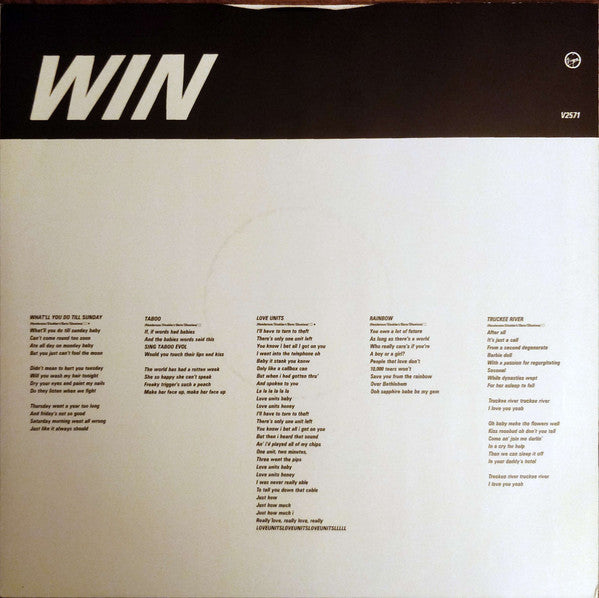 Win : Freaky Trigger (LP, Album)