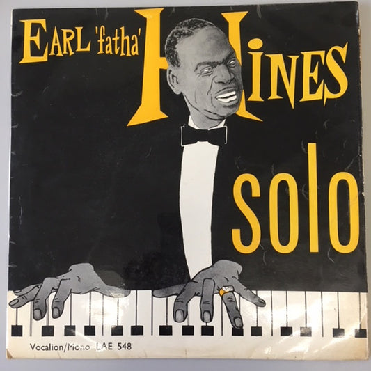 Earl Hines : Solo (LP, Album, Mono)