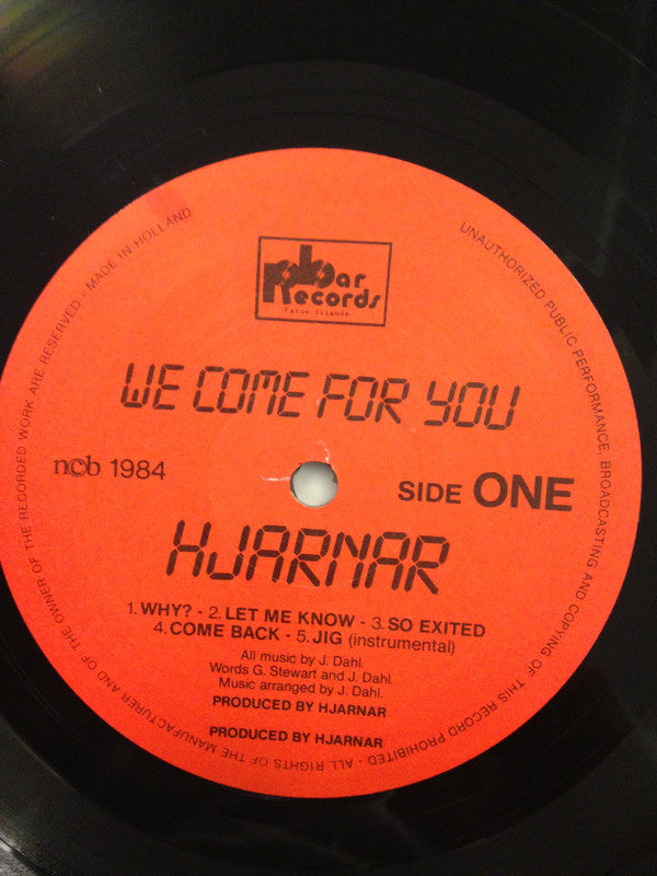 Hjarnar : We Come For You (LP, Album)