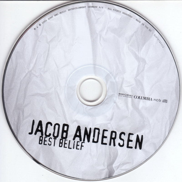 Jacob Andersen (3) : Best Belief (CD, Album)