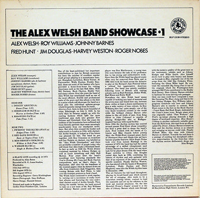 Alex Welsh & His Band : Showcase 1 (LP)