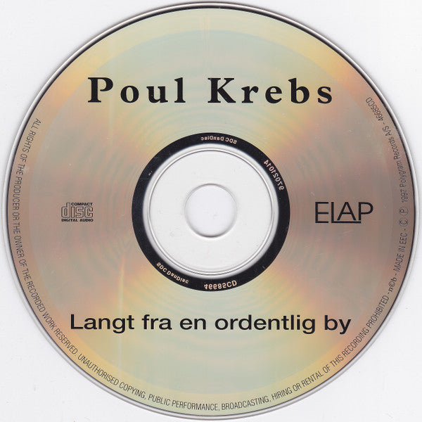 Poul Krebs : Langt Fra En Ordentlig By (CD, Album, RE)