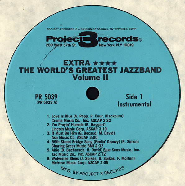 The World's Greatest Jazzband Of Yank Lawson & Bob Haggart : Extra! (LP, Album, RE, Gat)