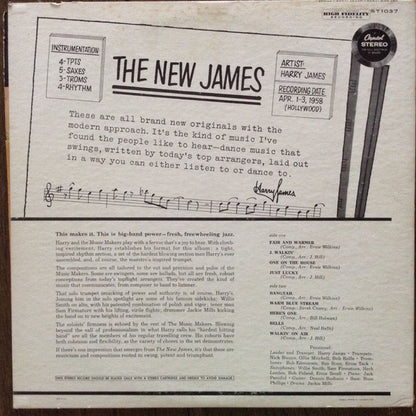 Harry James And His Orchestra : The New James (LP, Album)