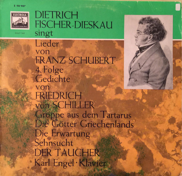 Franz Schubert, Dietrich Fischer-Dieskau : Dietrich Fischer-Dieskau Singt Lieder Von Franz Schubert - 4. Folge (LP)