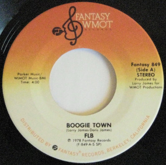 Fat Larry's Band : Boogie Town (7")