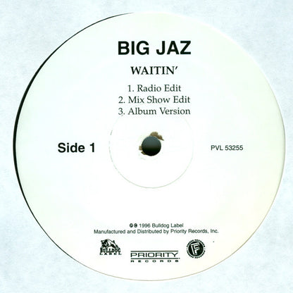 Big Jaz : Waitin' / Foundation (12")