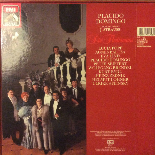 Johann Strauss Jr., Placido Domingo : Die Fledermaus (2xLP, Box)