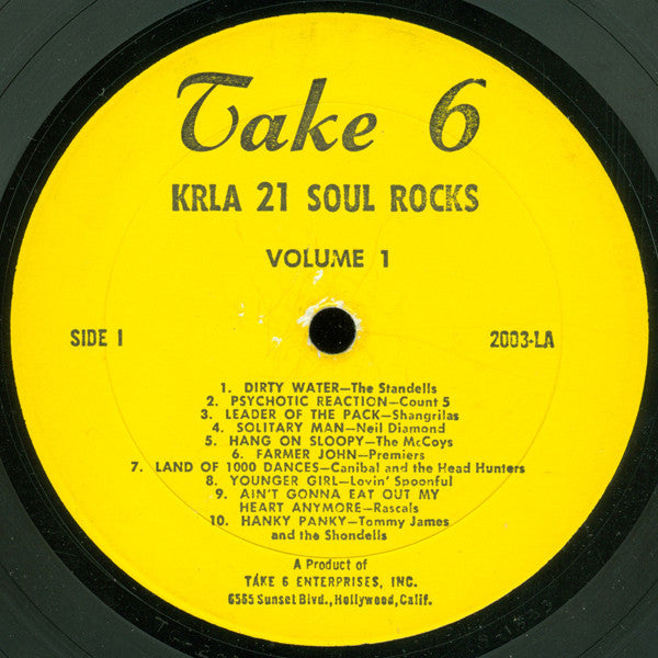 Various : KRLA 21 Solid Rocks  Volume I (LP, Album, Comp, M/Print)