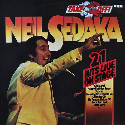 Neil Sedaka : Takeoff - 21 Hits Live On Stage (LP, Album)