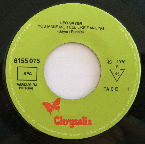 Leo Sayer : You Make Me Feel Like Dancing (7", Single)