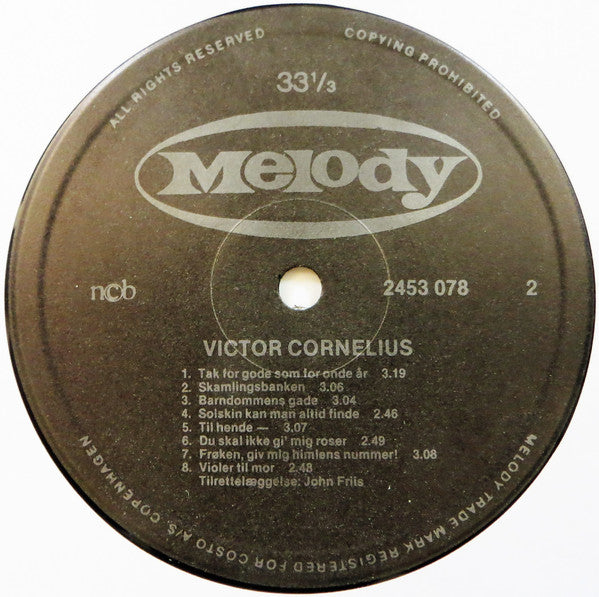 Victor Cornelius : Mor Er Den Bedste I Verden (LP, Comp)