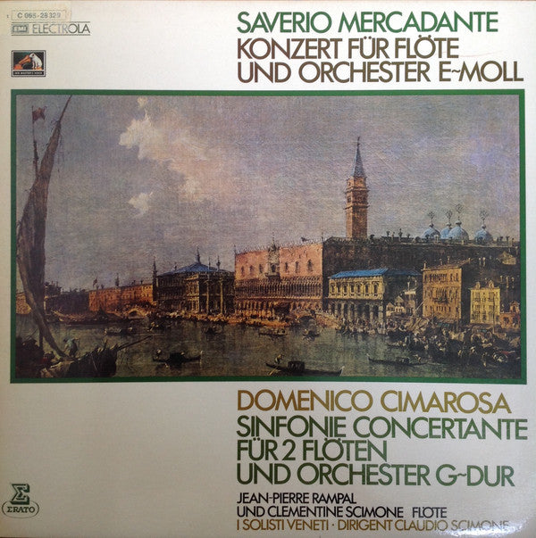 Giuseppe Saverio Mercadante, Domenico Cimarosa : Konzerte für Flöte und Orchester (LP)