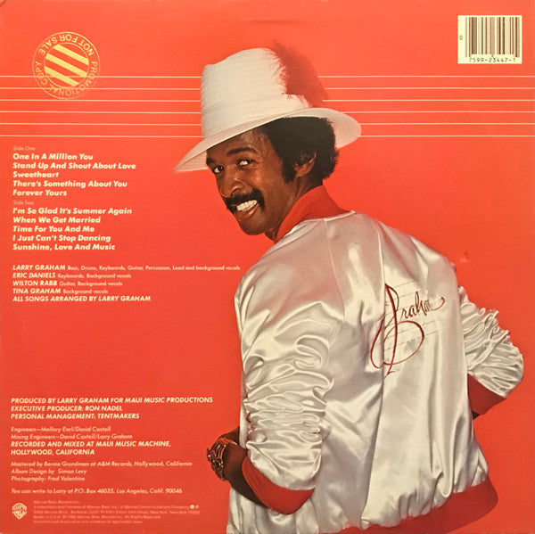 Larry Graham : One In A Million You (LP, Album, Los)