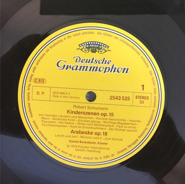 Robert Schumann, Franz Schubert, Daniel Barenboim : Kinderszenen • Moments Musicaux (LP, Comp)