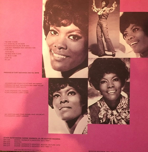 Dionne Warwick : I'll Never Fall In Love Again (LP, Album, Gat)