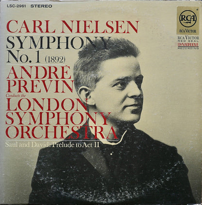 Carl Nielsen - André Previn Conducts The The London Symphony Orchestra : Symphony No. 1 (1892) (LP)