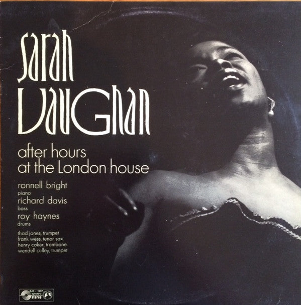 Sarah Vaughan : After Hours At The London House (LP, Album, RE)