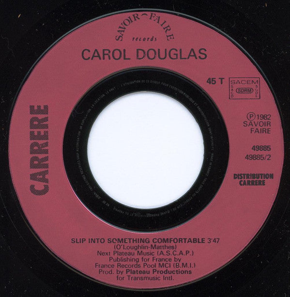 Carol Douglas : My Simple Heart (7")