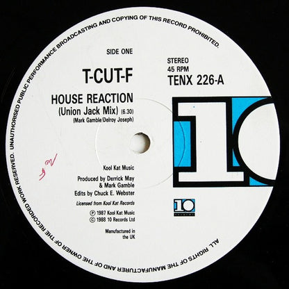 T-CUT-F : House Reaction (Union Jack Mix) (12")