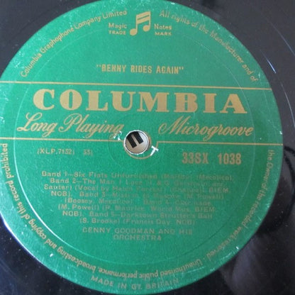 Benny Goodman And His Orchestra : Benny Rides Again (LP, Comp, Mono, RP)