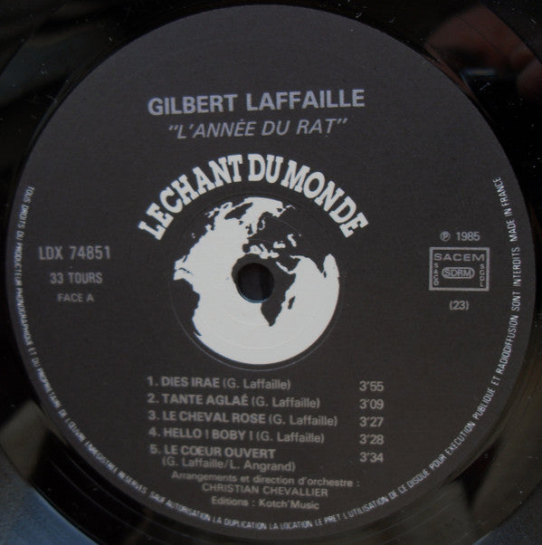 Gilbert Laffaille : L'année Du Rat (LP, Album)