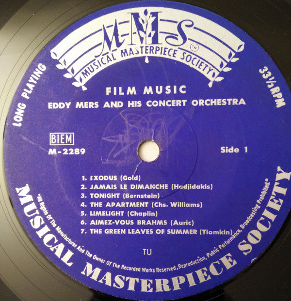 Eddy Mers And His Orchestra : Beliebte Film Schlager (LP)