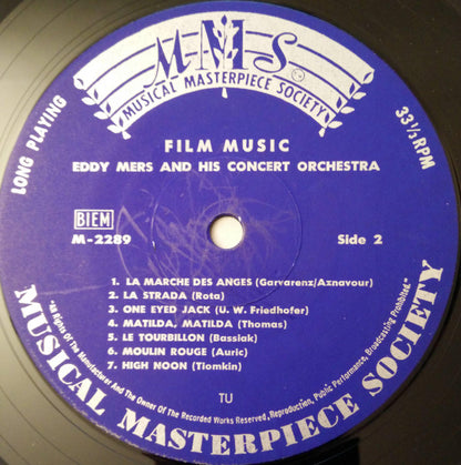Eddy Mers And His Orchestra : Beliebte Film Schlager (LP)
