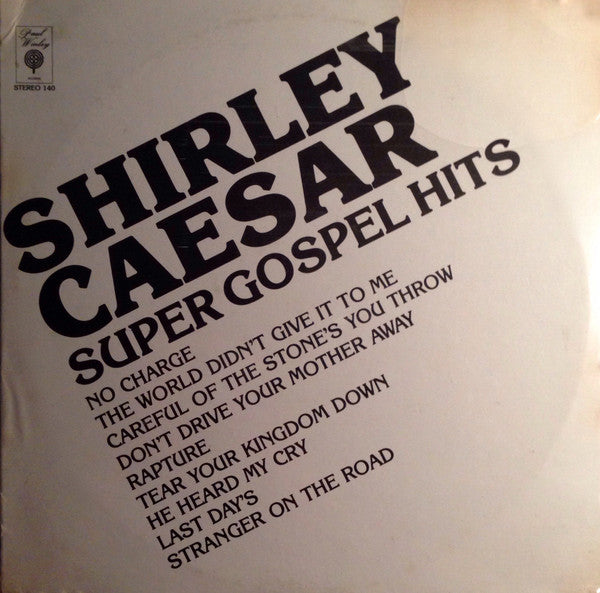 Shirley Caesar : Super Gospel Hits (LP, Comp)