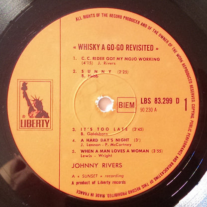 Johnny Rivers : Whisky A Go-go Revisited (LP, Album, RE)