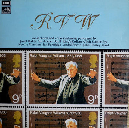 Ralph Vaughan Williams : RVW (Vocal Choral And Orchestral Music) (LP, Album, Comp)