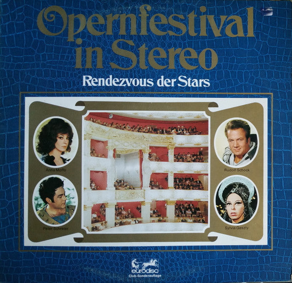 Various, Rudolf Schock, Anna Moffo, Peter Schreier, Ingeborg Hallstein, Erika Köth, Kurt Böhme, Hertha Töpper, Sylvia Geszty, Melitta Muszely, Eberhard Wächter : Opernfestival In Stereo - Rendezvous Der Stars (3xLP, Comp)