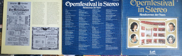 Various, Rudolf Schock, Anna Moffo, Peter Schreier, Ingeborg Hallstein, Erika Köth, Kurt Böhme, Hertha Töpper, Sylvia Geszty, Melitta Muszely, Eberhard Wächter : Opernfestival In Stereo - Rendezvous Der Stars (3xLP, Comp)